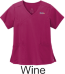 Picture of Pediatric Associates Women's Flex Mock Wrap Top